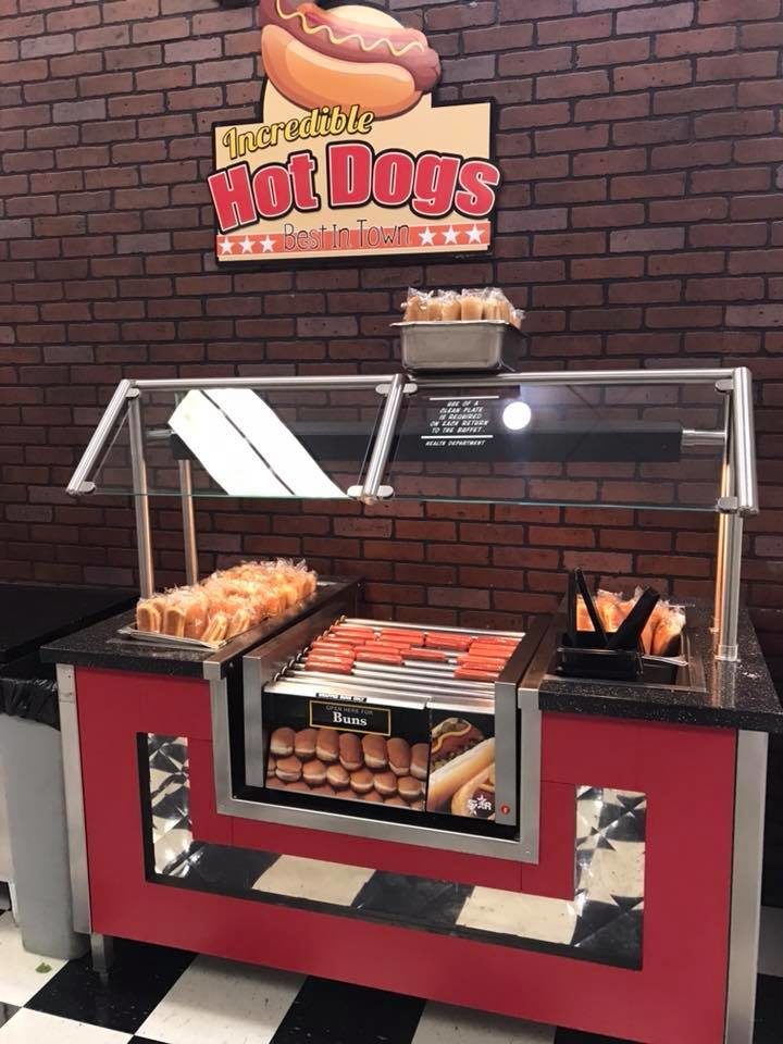Hot dog Stand at Incredible Pizza