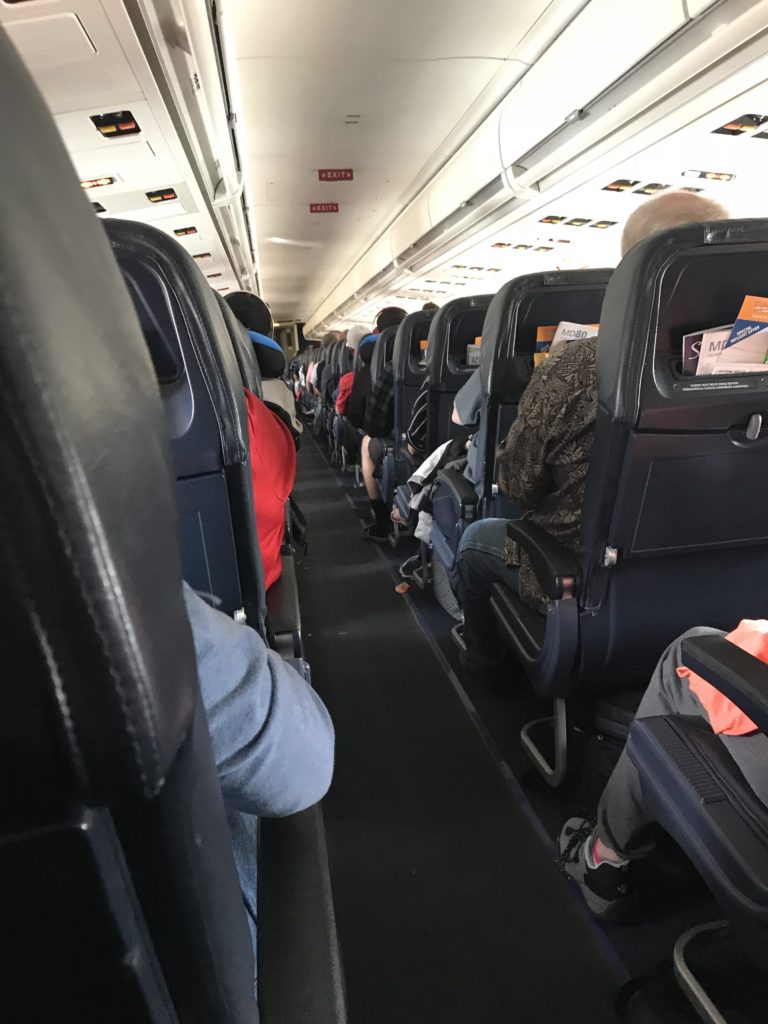 Inside an Allegiant Air flight