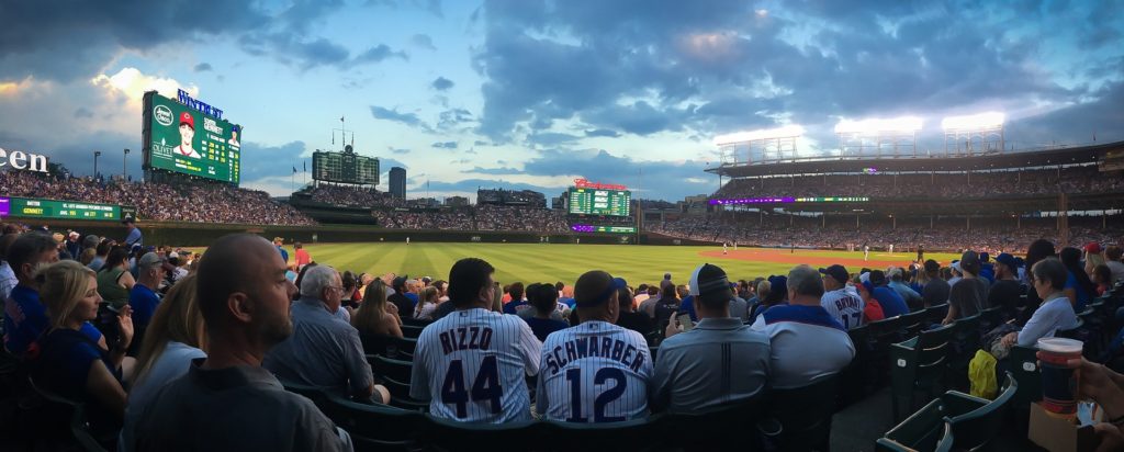 Wrigley Field in Chicago