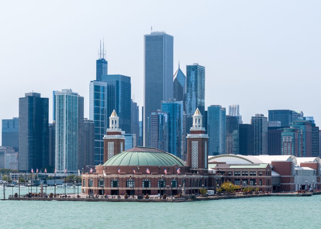 Navy Pier in Chicago is a place you must visit. 
