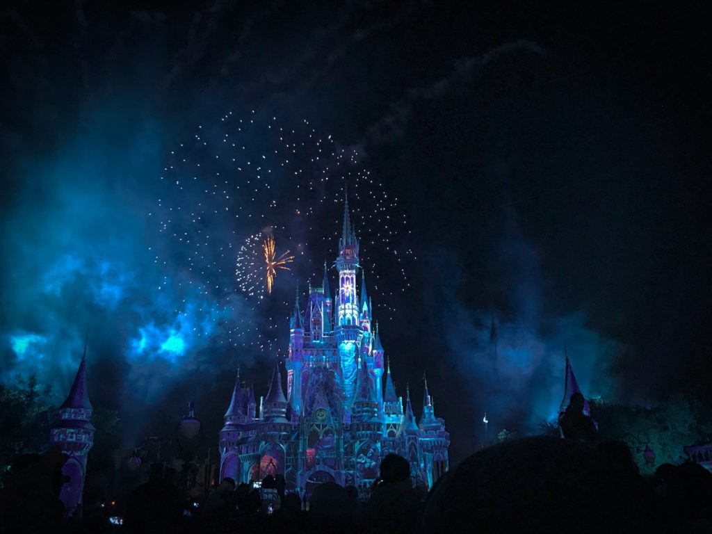 Disney at night