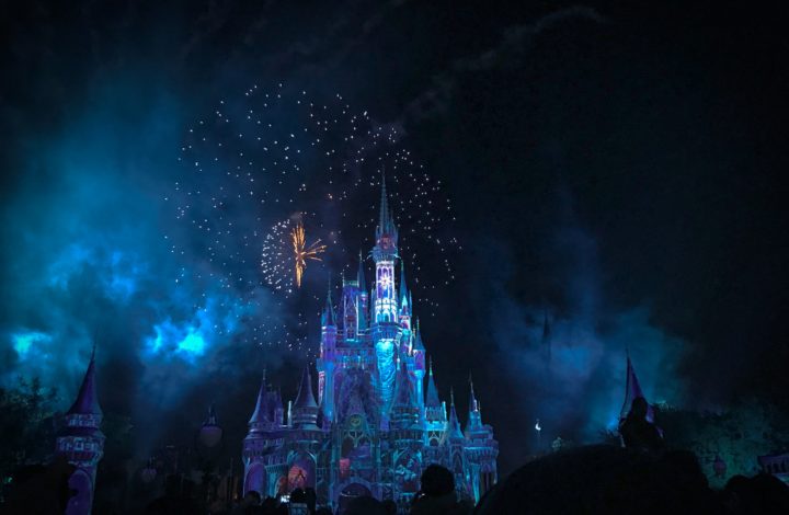 Disney at night