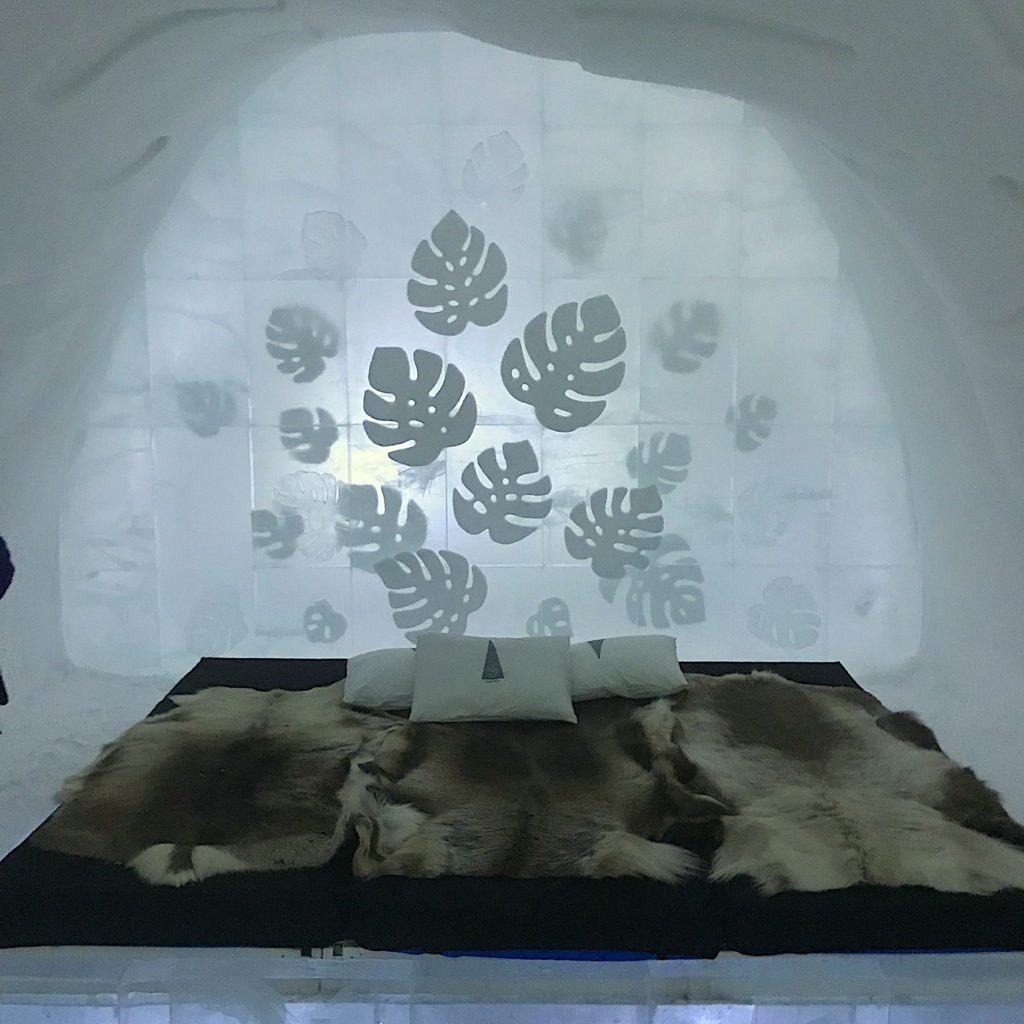 Ice Hotel room, Georgia Makitalo photographer 