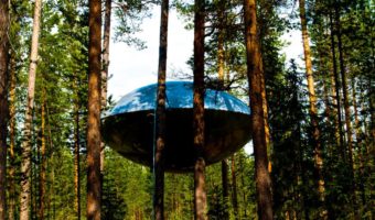 Treehotel Sweden, UFO room, photo by Georgia Makitalo